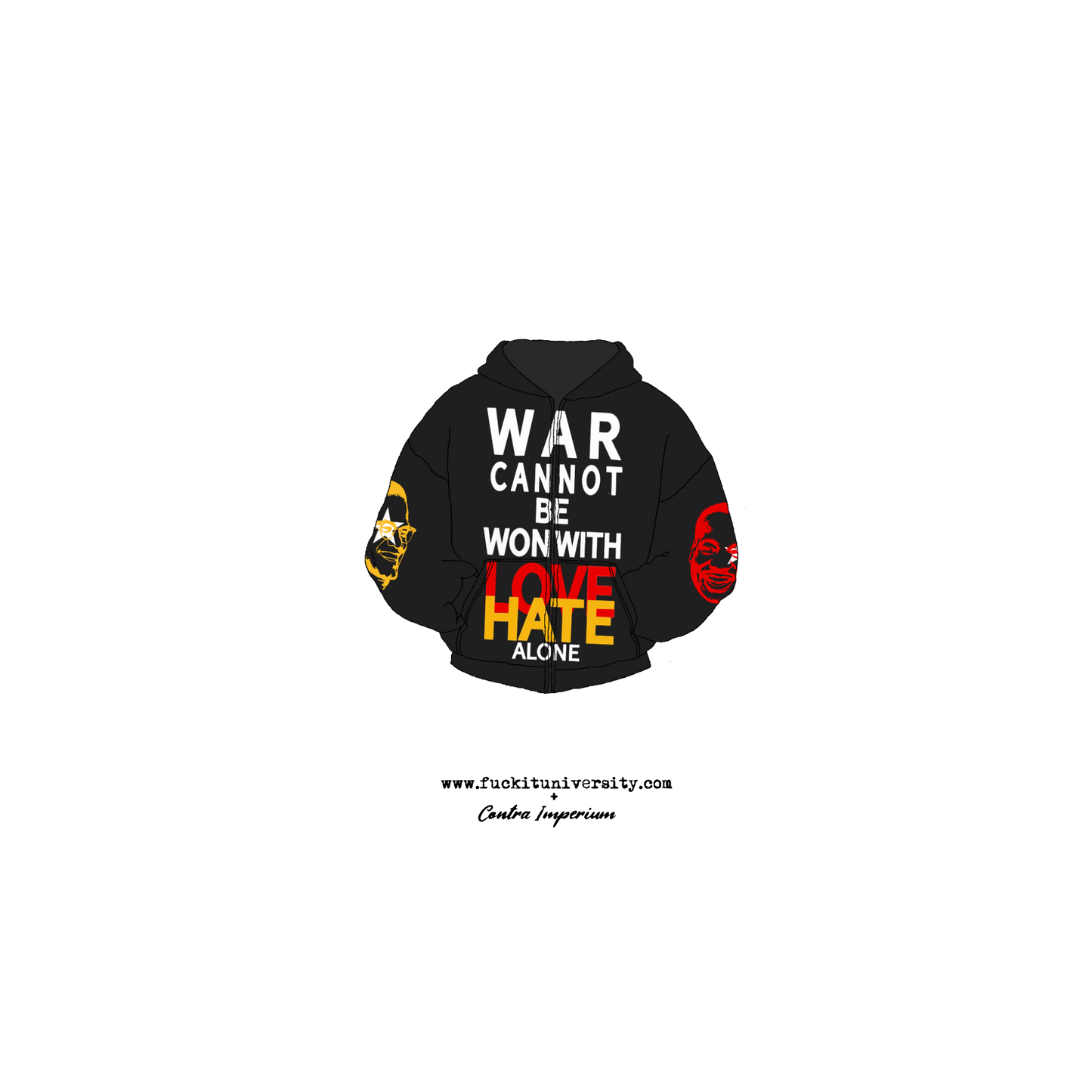 WAR/LOVE Hoodie 001